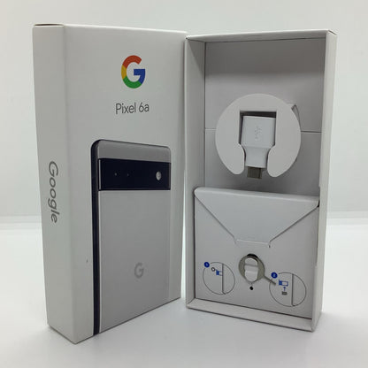 【全額返金保証】【最速発送】Google Pixel 6a 128GB Chalk au GA03714-JP 白ロム 動作確認済