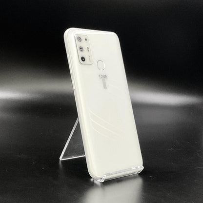 【全額返金保証】【最速発送】トーンモバイル TONE e21 128GB ホワイト SIMフリー TONE_e21 動作確認済