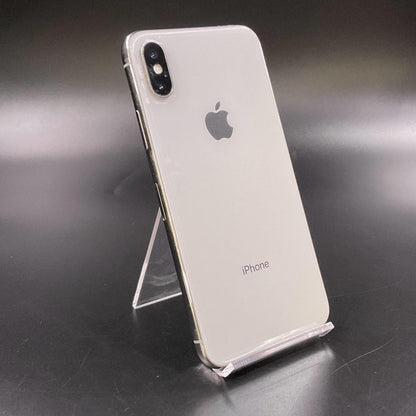 【全額返金保証】【最速発送】Apple iPhone iPhone X 256GB シルバー Softbank 白ロム 動作確認済 100%