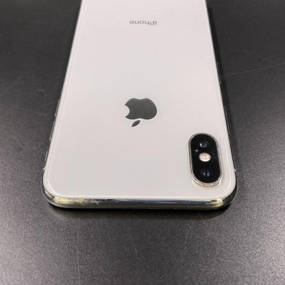 【全額返金保証】【最速発送】Apple iPhone iPhone X 256GB シルバー Softbank 白ロム 動作確認済 100%