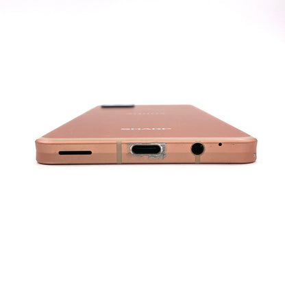 【全額返金保証】【最速発送】SHARP AQUOS sense6 64GB ライトカッパー 楽天モバイル SH-RM19 白ロム 動作確認済