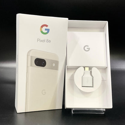 【全額返金保証】【最速発送】Google Pixel 8a 128GB Porcelain au G576D 白ロム 超美品 動作確認済