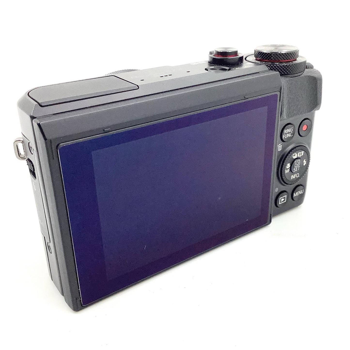 【全額返金保証】【最速発送】Canon コンパクトデジタルカメラ PowerShot G7 X Mark II ブラック 美品 動作確認済