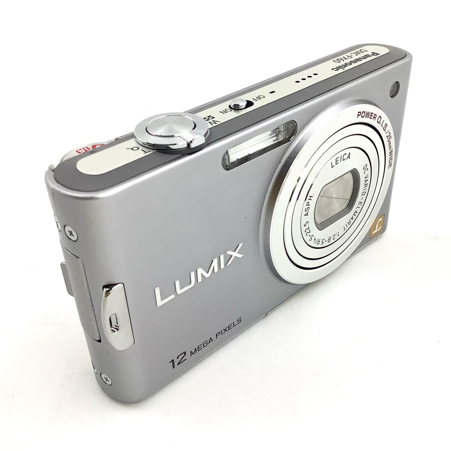 【全額返金保証】【最速発送】Panasonic コンパクトデジタルカメラ LUMIX DMC-FX60 動作確認済