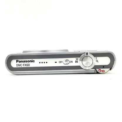 【全額返金保証】【最速発送】Panasonic コンパクトデジタルカメラ LUMIX DMC-FX60 動作確認済
