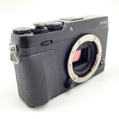 【全額返金保証】【最速発送】FUJIFILM デジタル一眼 FUJIFILM X-E3 ボディ ブラック 美品 動作確認済