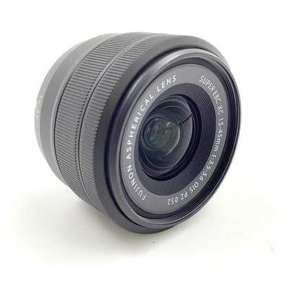 【全額返金保証】【最速発送】FUJIFILM フジノンレンズ  XC15-45mm F3.5-5.6 OIS PZ [ブラック] 動作確認済