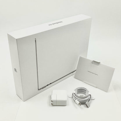 【全額返金保証】【最速発送】Apple MacBook Air 13インチ 2024 Apple M3 16GB SSD 256GB シルバー 100% 美品 動作確認済