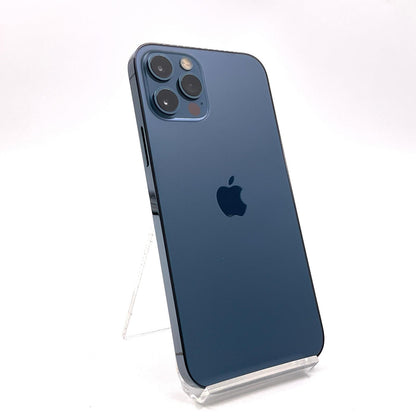 【全額返金保証】【最速発送】Apple iPhone iPhone 12 Pro 128GB パシフィックブルー SIMフリー 白ロム 動作確認済 80%