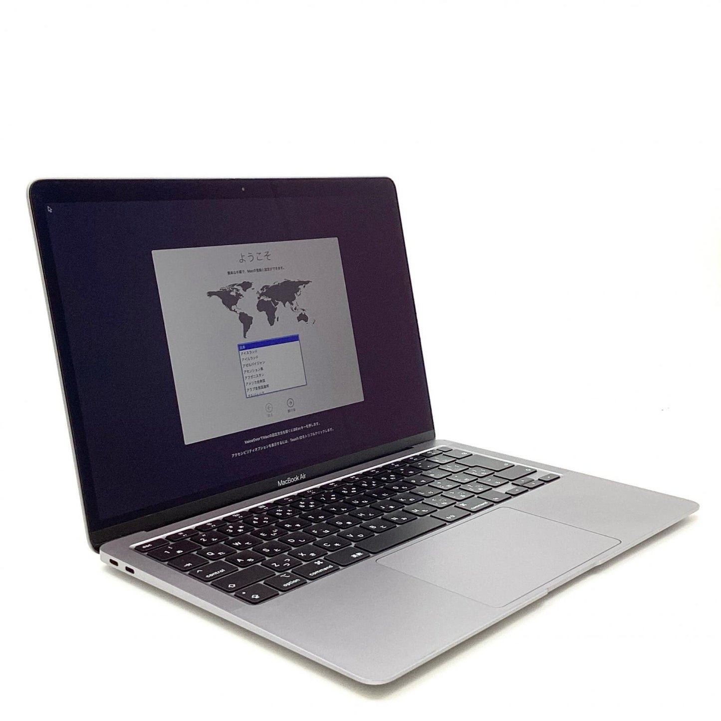 【全額返金保証】【最速発送】Apple MacBook Air 13.3インチ 2020 1.1GHz デュアルコア Intel Core i3 8GB SSD 256GB スペースグレイ 92.7% 動作確認済