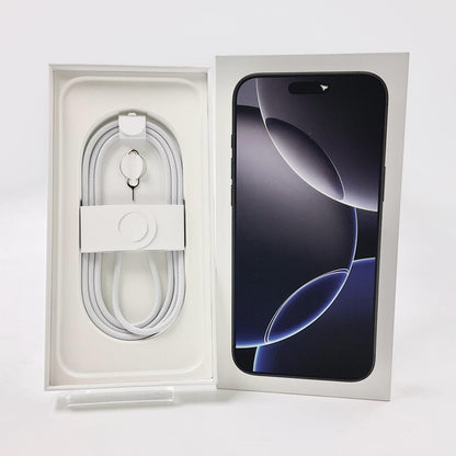 【全額返金保証】【最速発送】Apple iPhone iPhone 16 Pro Max 512GB ブラックチタニウム au SIMフリー 白ロム 超美品 動作確認済 100%