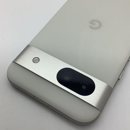 【全額返金保証】【最速発送】Google Pixel 8a 128GB Porcelain（ポーセリン） au SIMフリー Pixel 8a 美品 動作確認済