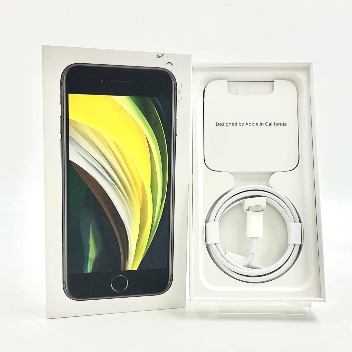 【全額返金保証】【最速発送】Apple iPhone iPhone SE（第2世代） 128GB ブラック KDDI 白ロム 動作確認済 85%
