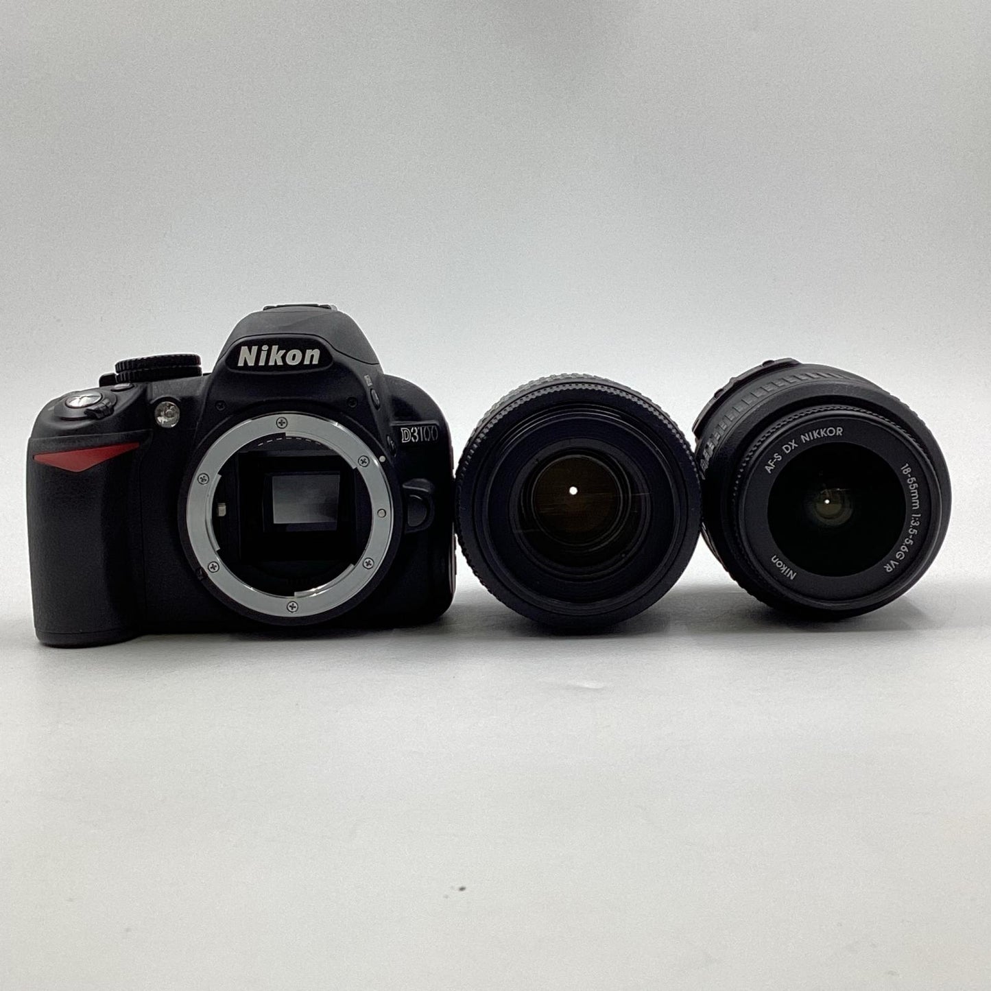 【全額返金保証】【最速発送】Nikon デジタル一眼 D3100 ダブルズームキット ブラック 動作確認済