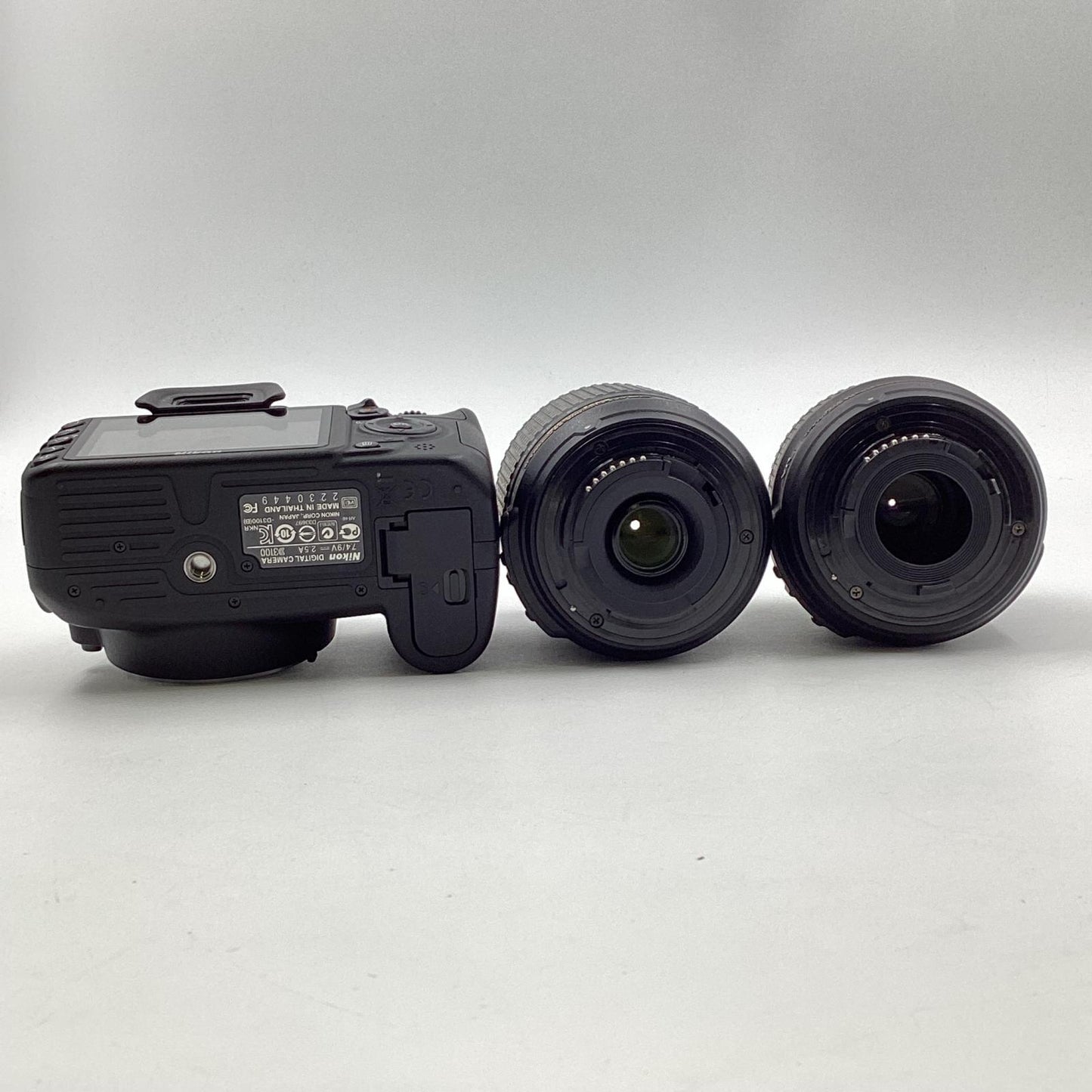 【全額返金保証】【最速発送】Nikon デジタル一眼 D3100 ダブルズームキット ブラック 動作確認済
