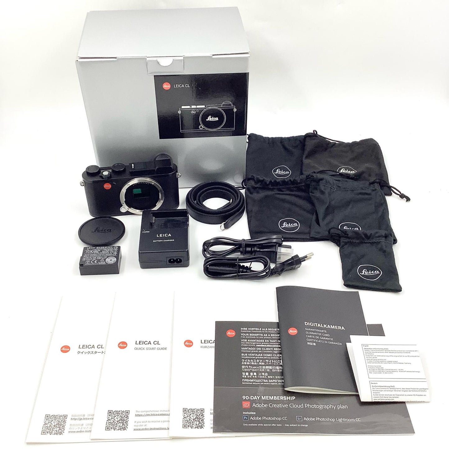 【全額返金保証】【最速発送】Leica デジタル一眼 CL ボディ ブラック 美品 動作確認済