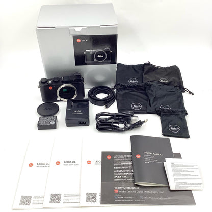 【全額返金保証】【最速発送】Leica デジタル一眼 CL ボディ ブラック 美品 動作確認済