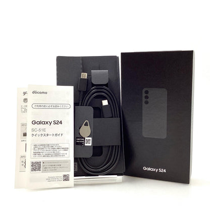 【全額返金保証】【最速発送】SAMSUNG Galaxy S24 256GB オニキスブラック docomo SIMフリー SC-51E 白ロム 美品 動作確認済