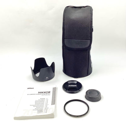 【全額返金保証】【最速発送】Nikon AF-S NIKKOR 70-200mm f/2.8G ED VR II 動作確認済