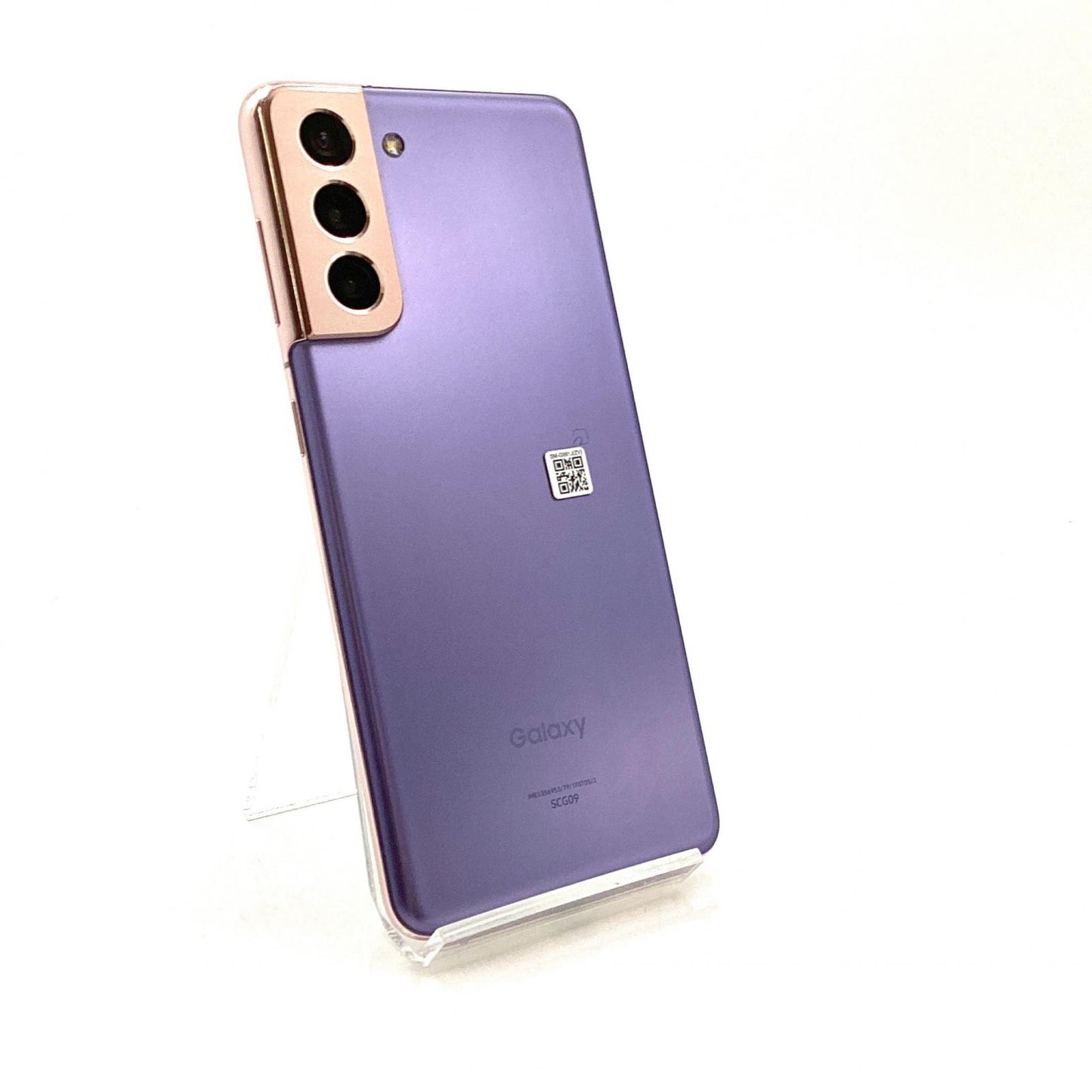 【全額返金保証】【最速発送】SAMSUNG Galaxy S21 5G 256GB Phantom Violet au SCG09 白ロム 動作確認済