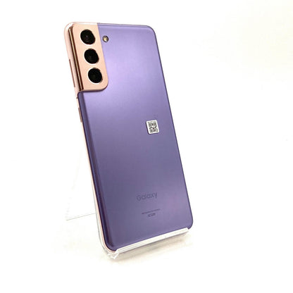 【全額返金保証】【最速発送】SAMSUNG Galaxy S21 5G 256GB Phantom Violet au SCG09 白ロム 動作確認済