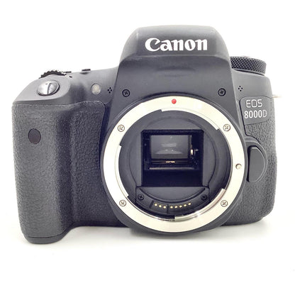 【全額返金保証】【最速発送】Canon デジタル一眼 EOS 8000D ボディ ブラック 美品 動作確認済