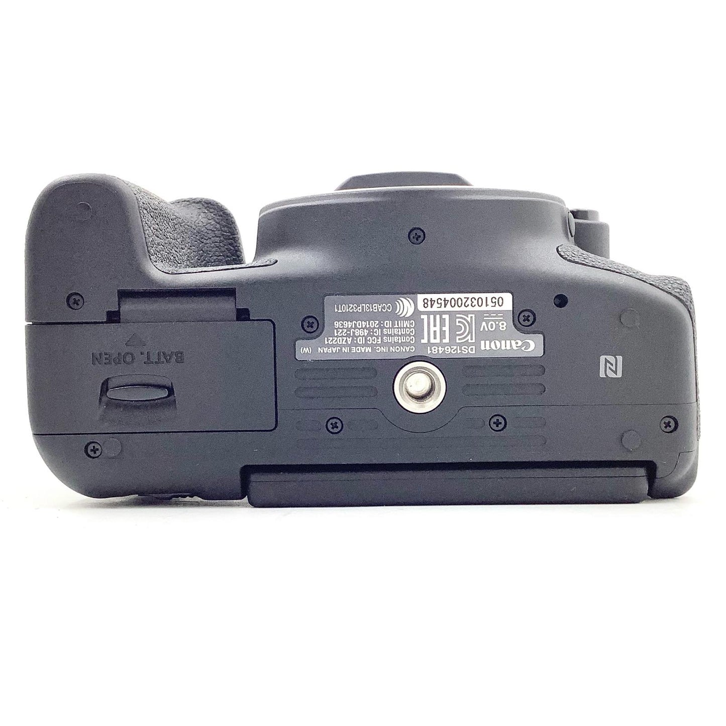 【全額返金保証】【最速発送】Canon デジタル一眼 EOS 8000D ボディ ブラック 美品 動作確認済