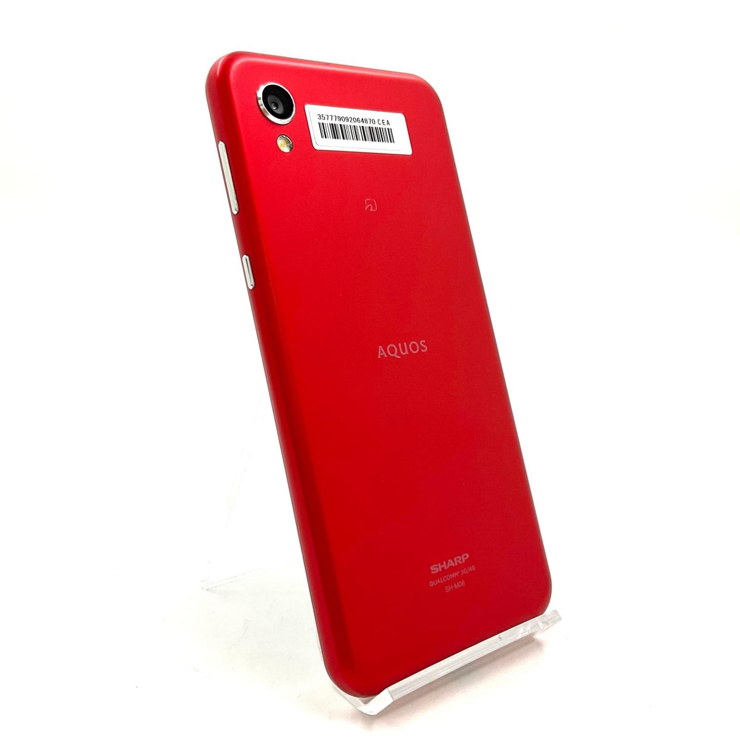【全額返金保証】【最速発送】SHARP AQUOS sense2 32GB カーディナルレッド SIMフリー SH-M08 白ロム 動作確認済
