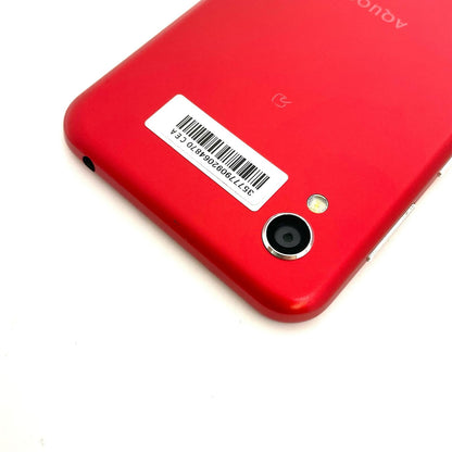 【全額返金保証】【最速発送】SHARP AQUOS sense2 32GB カーディナルレッド SIMフリー SH-M08 白ロム 動作確認済