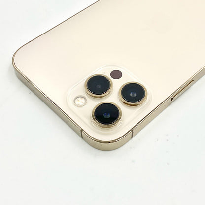 【全額返金保証】【最速発送】Apple iPhone iPhone 12 Pro Max 128GB ゴールド SIMフリー 白ロム 美品 動作確認済 100%