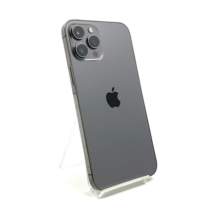 【全額返金保証】【最速発送】Apple iPhone iPhone 12 Pro Max 256GB グラファイト au SIMフリー 白ロム 動作確認済 92%