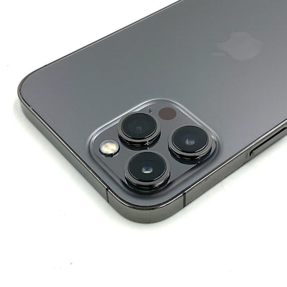 【全額返金保証】【最速発送】Apple iPhone iPhone 12 Pro Max 256GB グラファイト au SIMフリー 白ロム 動作確認済 92%