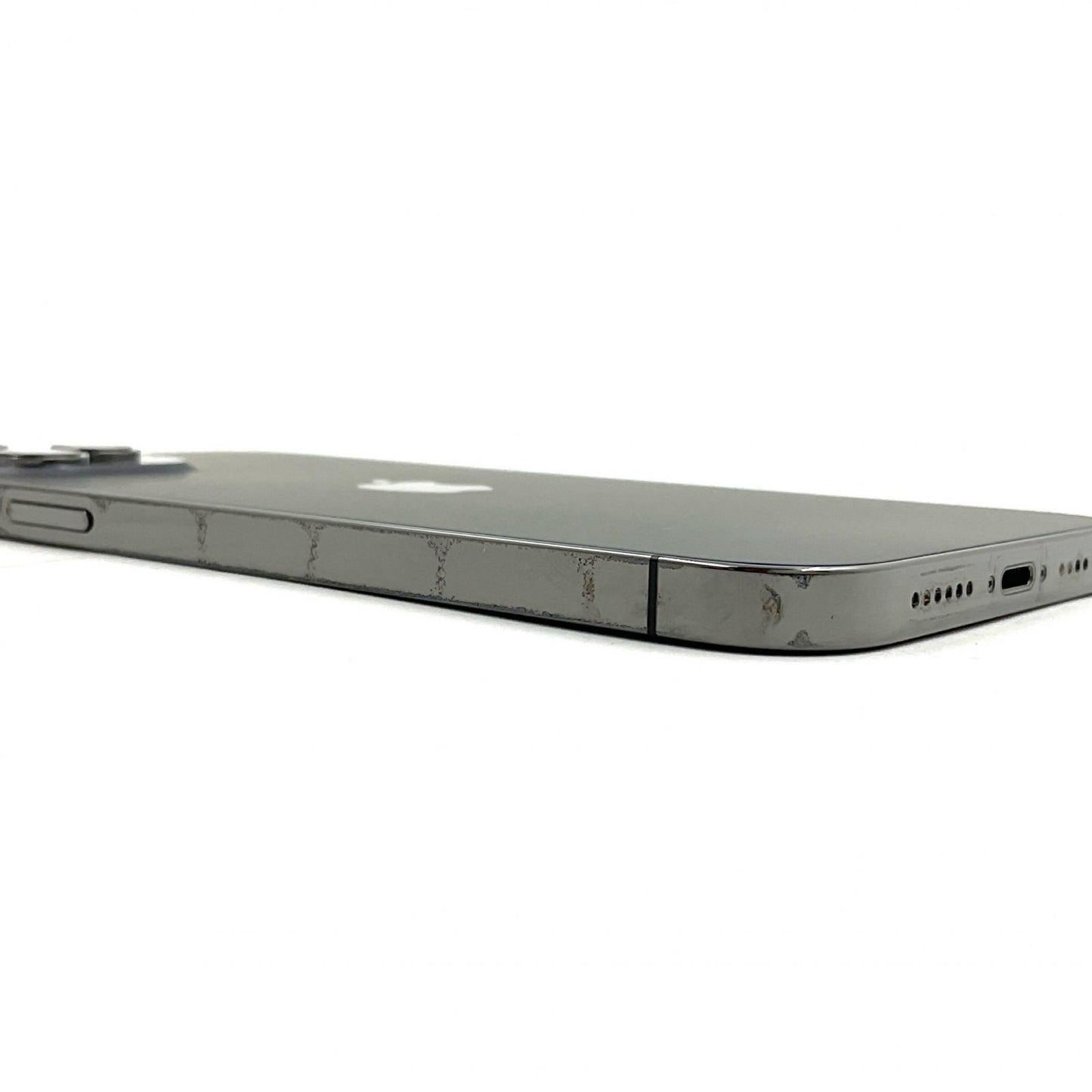 【全額返金保証】【最速発送】Apple iPhone iPhone 12 Pro Max 256GB グラファイト au SIMフリー 白ロム 動作確認済 92%