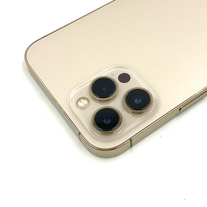 【全額返金保証】【最速発送】Apple iPhone iPhone 12 Pro Max 128GB ゴールド Softbank 白ロム 動作確認済 72%