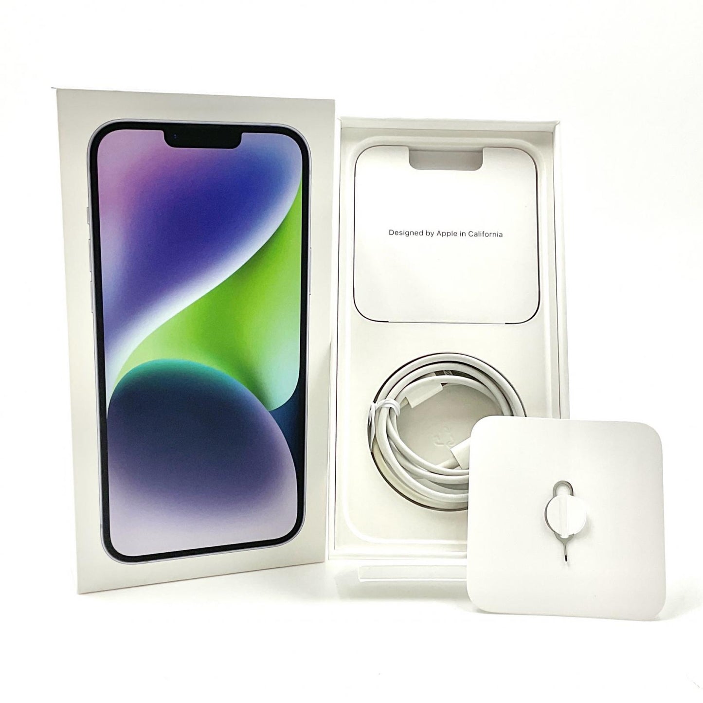 【全額返金保証】【最速発送】Apple iPhone iPhone 14 Plus 256GB パープル docomo SIMフリー 白ロム 動作確認済 76%