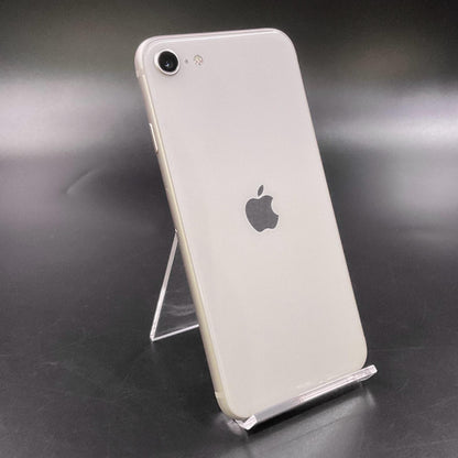 【全額返金保証】【最速発送】Apple iPhone iPhone SE（第3世代） 64GB スターライト Softbank SIMフリー 白ロム 美品 動作確認済 96%