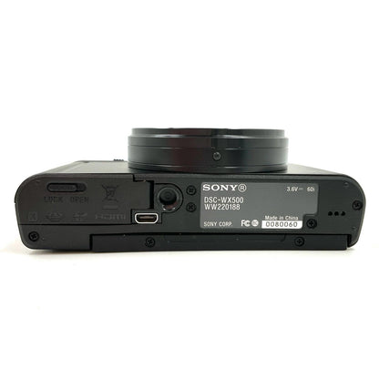 【全額返金保証】【最速発送】Sony コンパクトデジタルカメラ サイバーショット DSC-WX500 美品 動作確認済