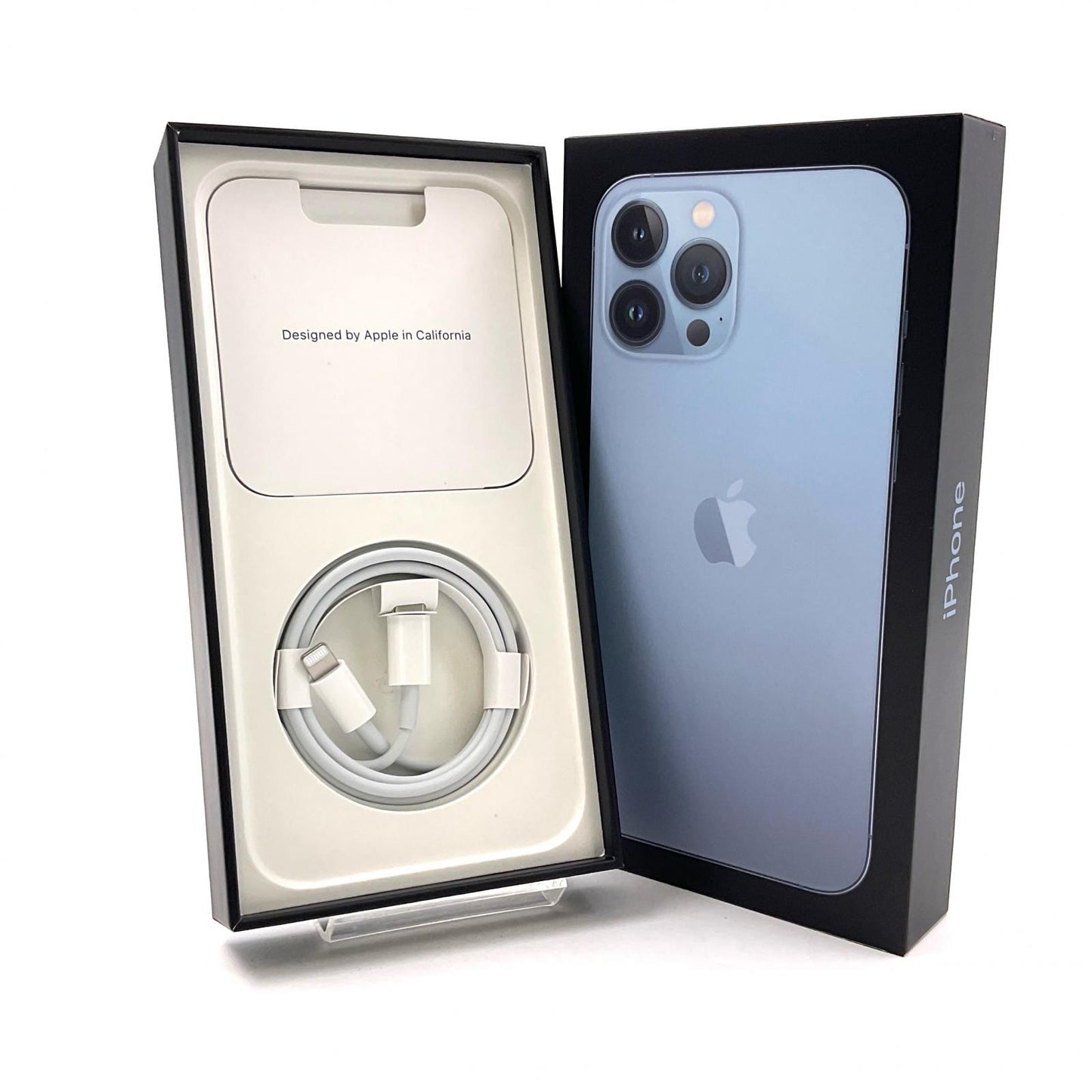【全額返金保証】【最速発送】Apple iPhone iPhone 13 Pro Max 256GB シエラブルー docomo 白ロム 動作確認済 86%