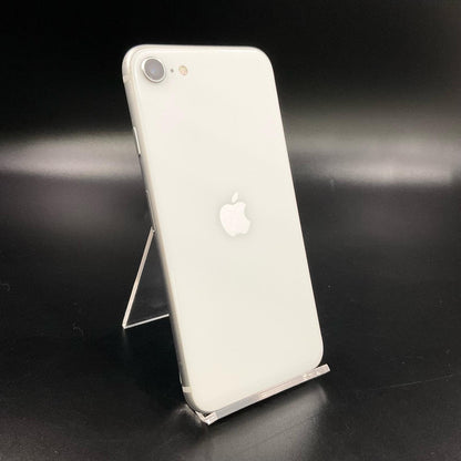 【全額返金保証】【最速発送】Apple iPhone iPhone SE（第2世代） 128GB ホワイト au 白ロム 動作確認済 77%