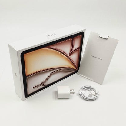 【全額返金保証】【最速発送】Apple iPad iPad Air(M2) 11インチ 128GB スターライト WiFi+Cellular SIMフリー 白ロム 美品 動作確認済