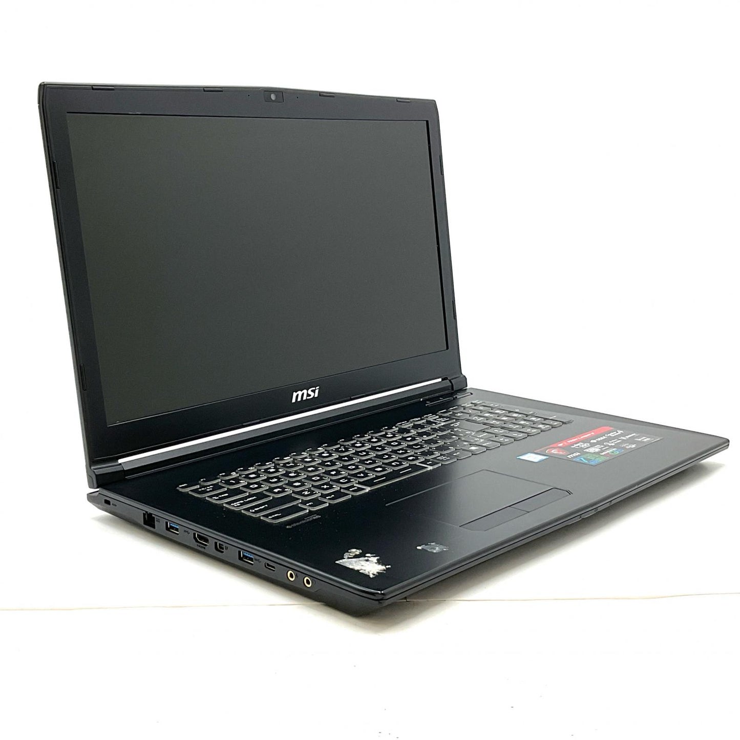 【最速発送】MSI GP72 7RDX MS-1799 Intel(R) Core(TM) i7-7700HQ CPU @ 2.80GHz 2.80GHz 16GB M.2 SSD 128GB NVIDIA GeForce GTX 1050 95.1%【難有】