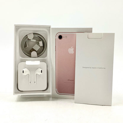 【全額返金保証】【最速発送】Apple iPhone iPhone 7 32GB ローズゴールド au 白ロム 動作確認済 78%