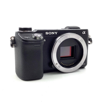 【全額返金保証】【最速発送】Sony デジタル一眼 α NEX-6L パワーズームレンズキット ブラック 美品 動作確認済