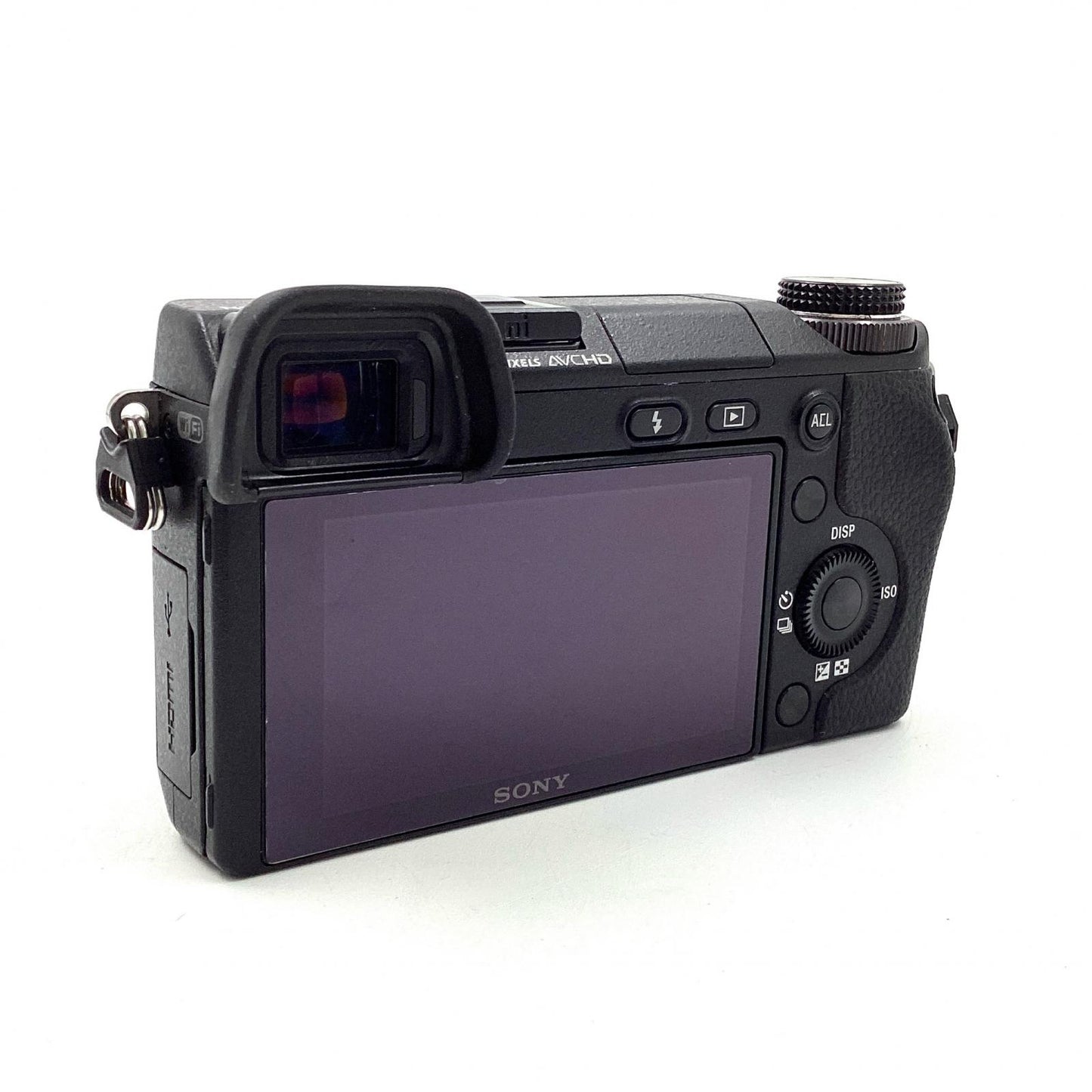 【全額返金保証】【最速発送】Sony デジタル一眼 α NEX-6L パワーズームレンズキット ブラック 美品 動作確認済