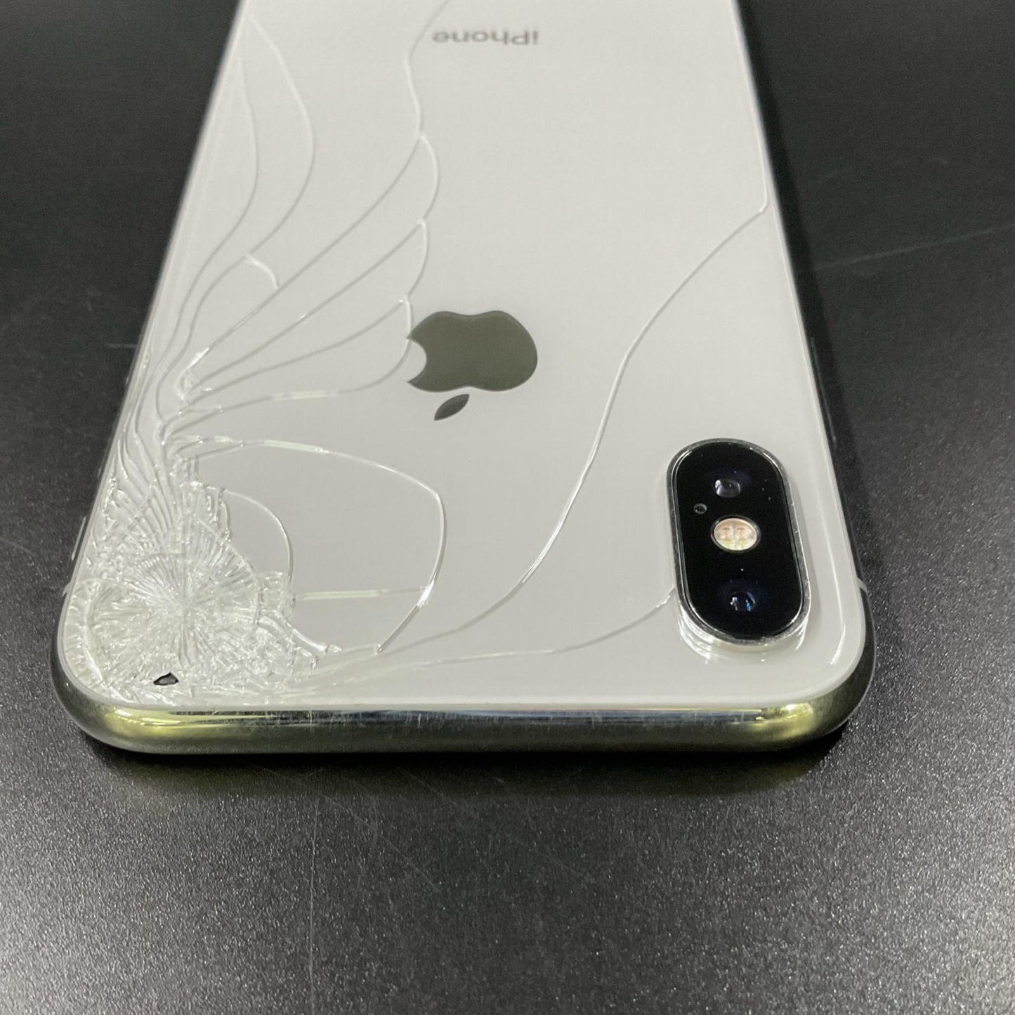 【最速発送】Apple iPhone iPhone X 256GB シルバー SIMフリー 白ロム【難有】 100%