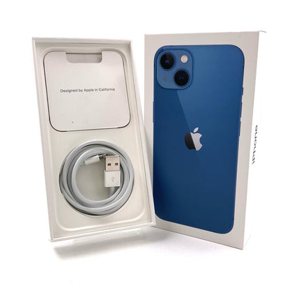 【全額返金保証】【最速発送】Apple iPhone iPhone 13 128GB ブルー 楽天モバイル SIMフリー 白ロム 動作確認済 87%