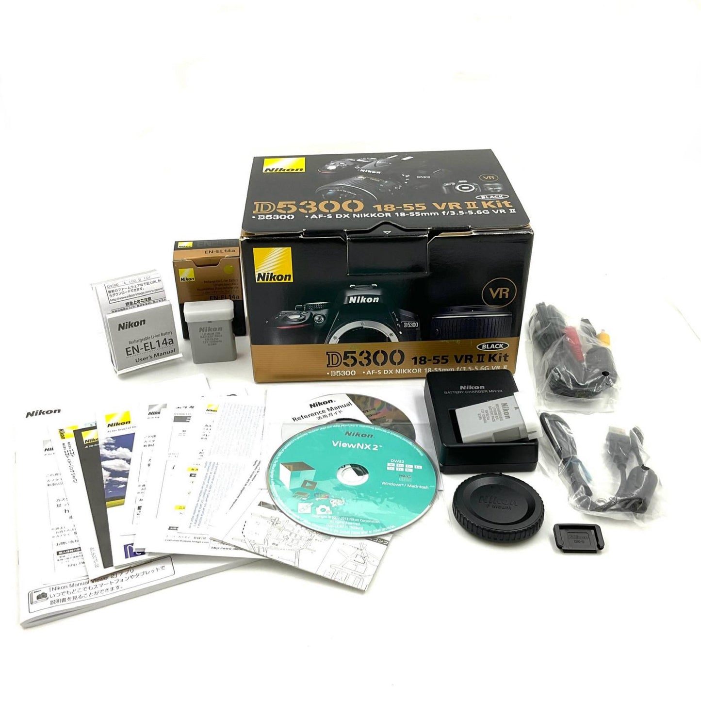 【全額返金保証】【最速発送】Nikon デジタル一眼 D5300 ボディ ブラック 動作確認済