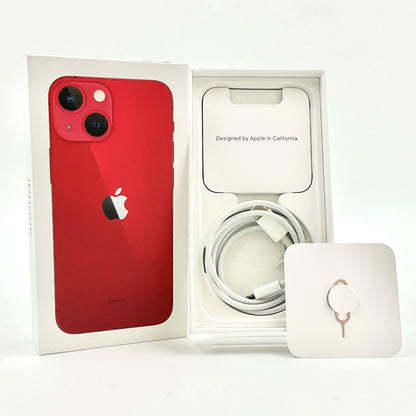 【全額返金保証】【最速発送】Apple iPhone iPhone mini 13 mini 256GB (PRODUCT)RED au 白ロム 動作確認済 79%