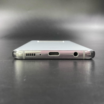 【全額返金保証】【最速発送】SAMSUNG Galaxy S10 128GB プリズムホワイト docomo SC-03L 白ロム 動作確認済
