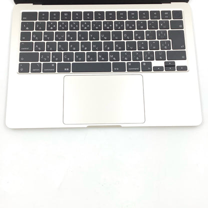 【全額返金保証】【最速発送】Apple MacBook Air 13.6インチ 2022 Apple M2 24GB SSD 512GB スターライト 100% 美品 動作確認済